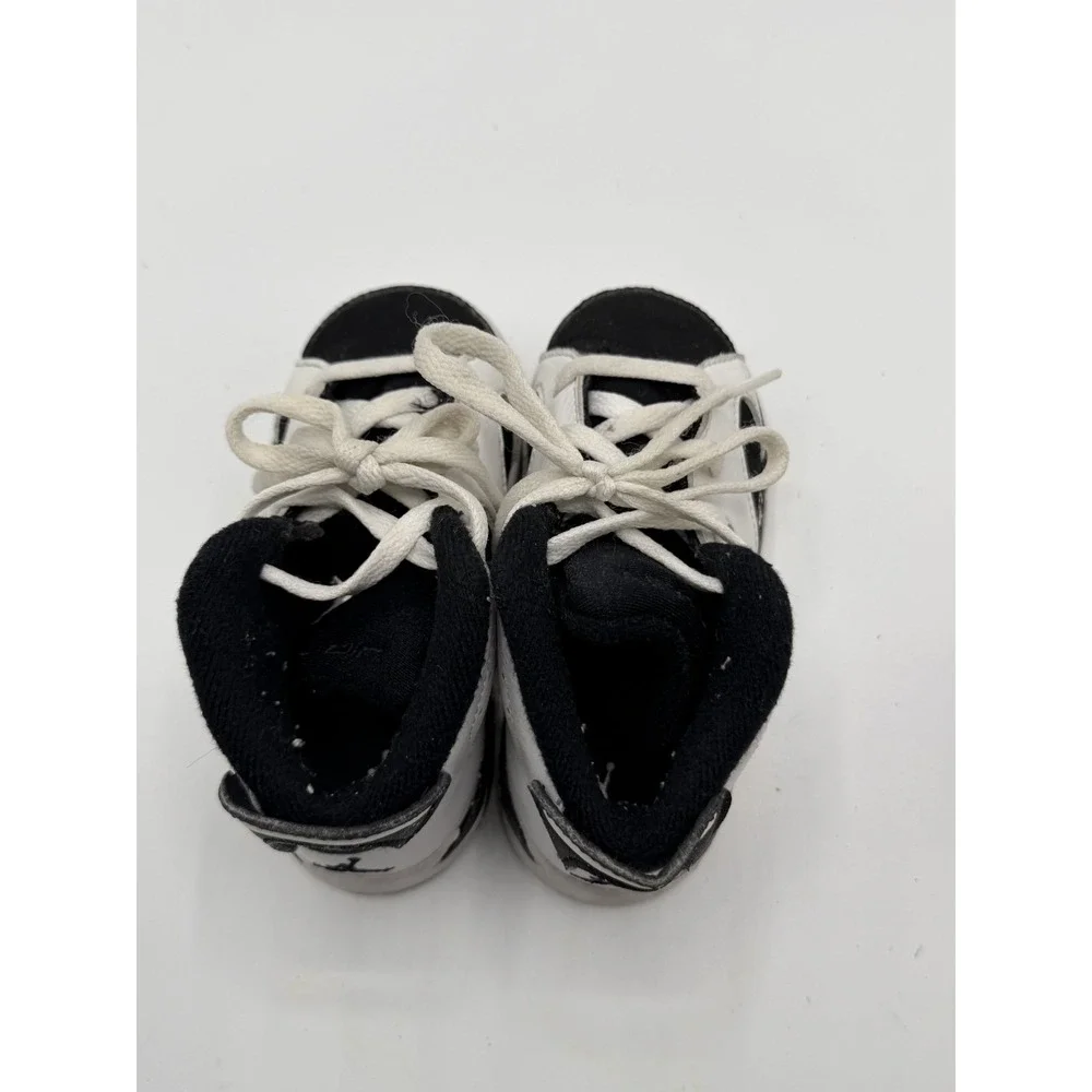 Jordan 6 Retro Oreo 384667-101 Toddler White/Black Size 6.5C